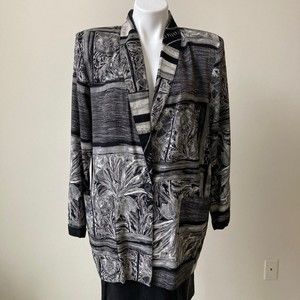 Vintage Kensington Square Blazer Jacket Medium Single Breasted Boyfriend Cut Y2K